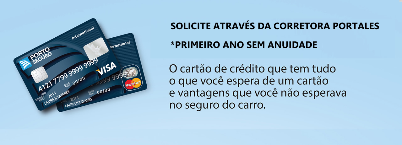 Cartão De Crédito Porto Seguro Portales Seguros 8473